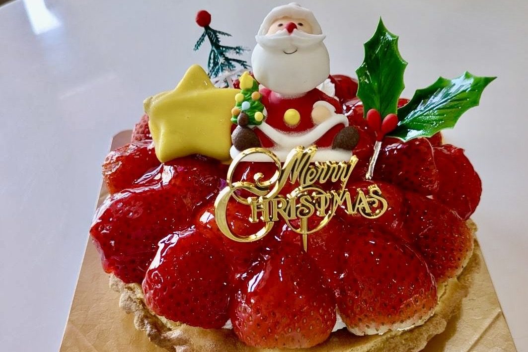 苺のベイクドチーズクリスマス　 ５号　１５cm